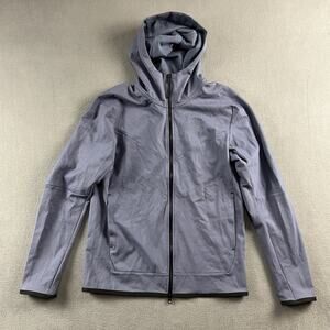 Nike Hoodie Mens Small Blue Tech Fleece Full Zip Sportswear Athletic Sweatshirt